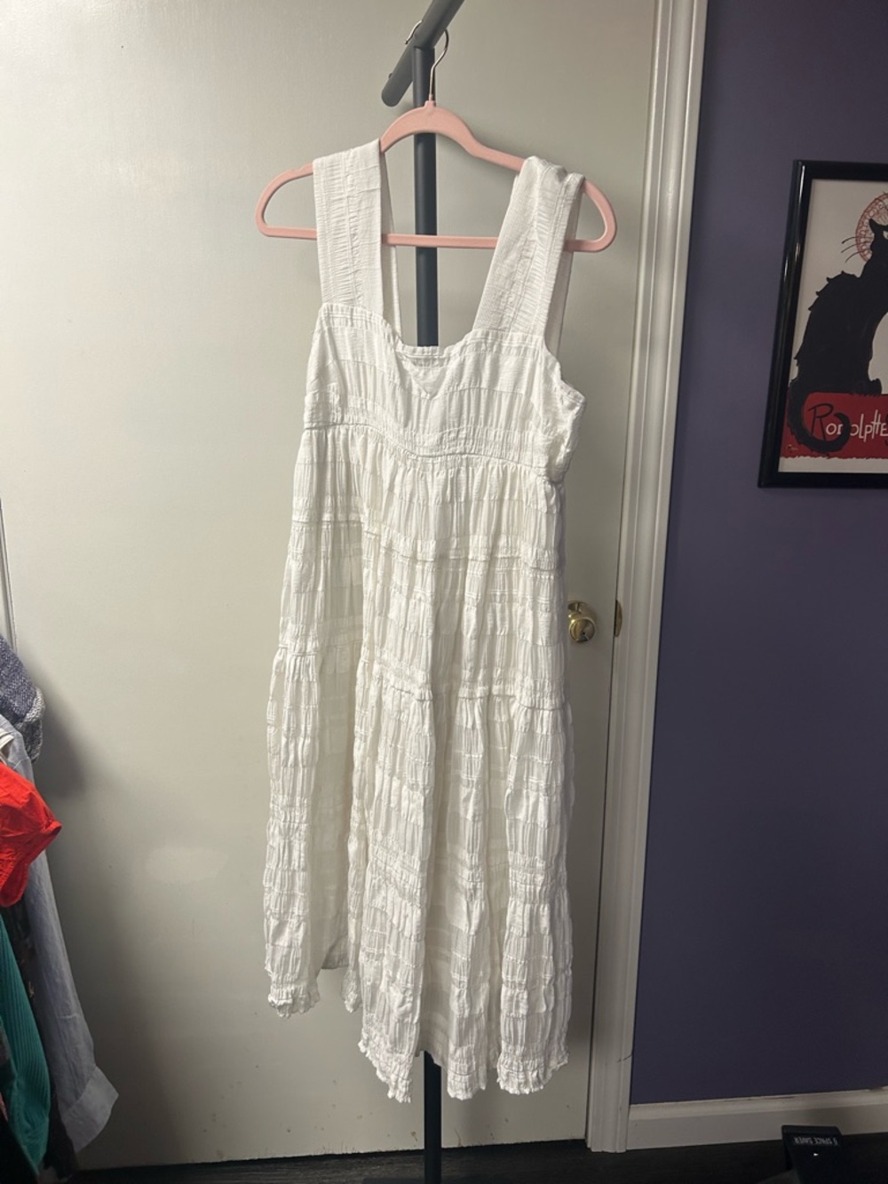 NwotAnthropologie helena white Maxi Dress - Picture 9 of 10